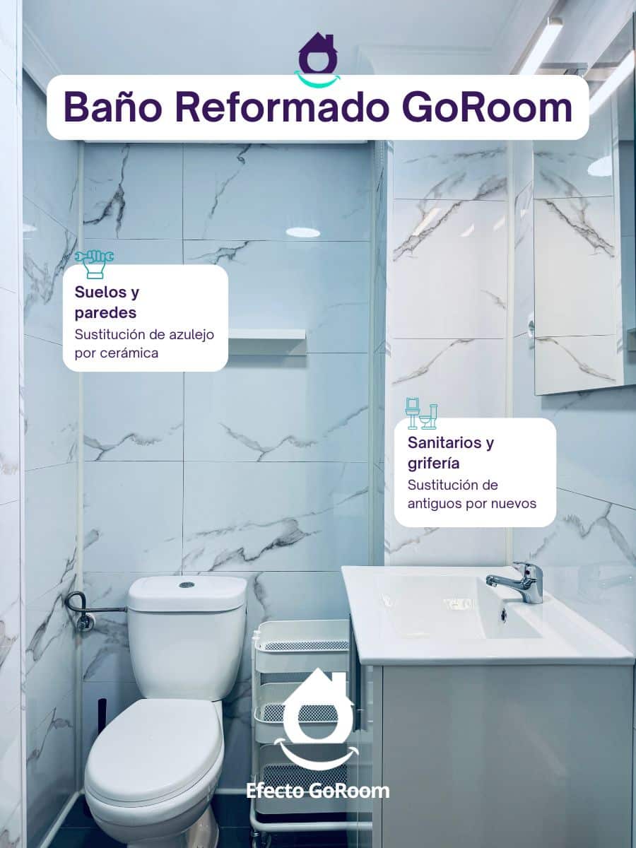 Baño después de la reforma GoRoom